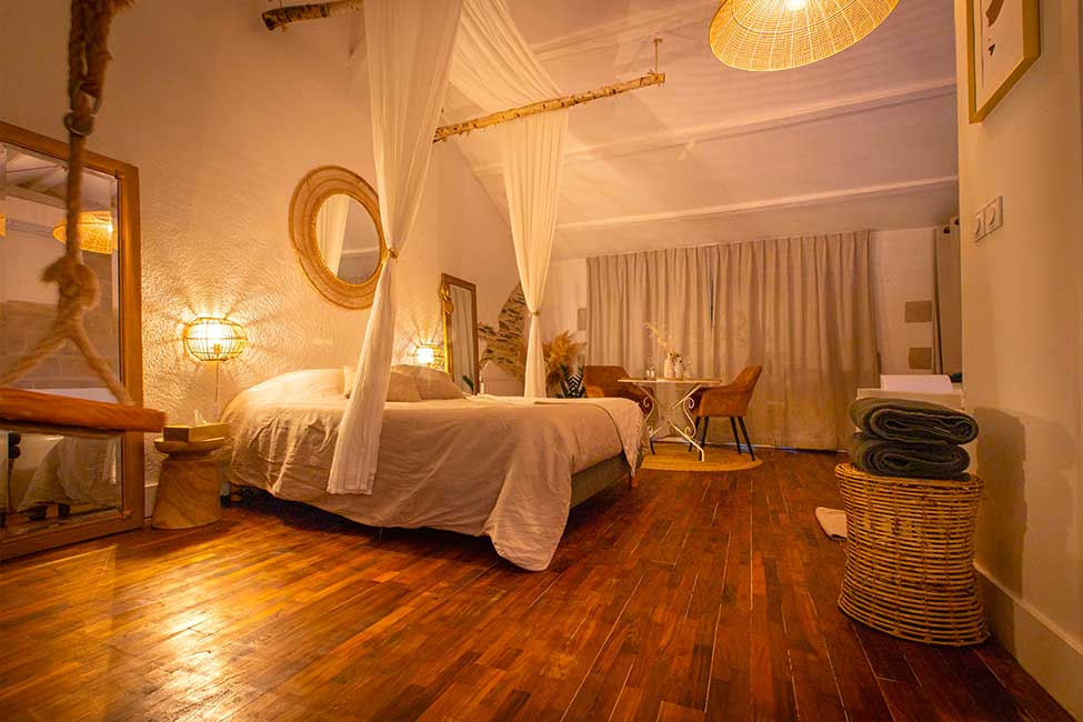 Chambre - Love Room Bohème - Les Petits Plaisirs Angers