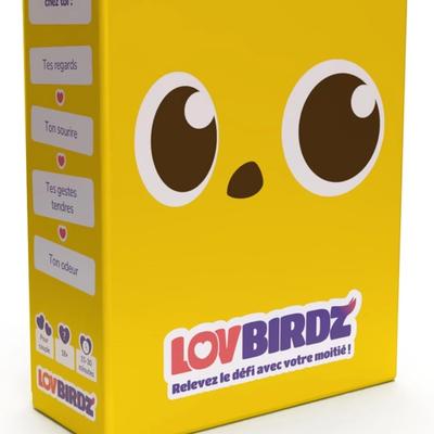 Vue avant de la boîte LovBirdz