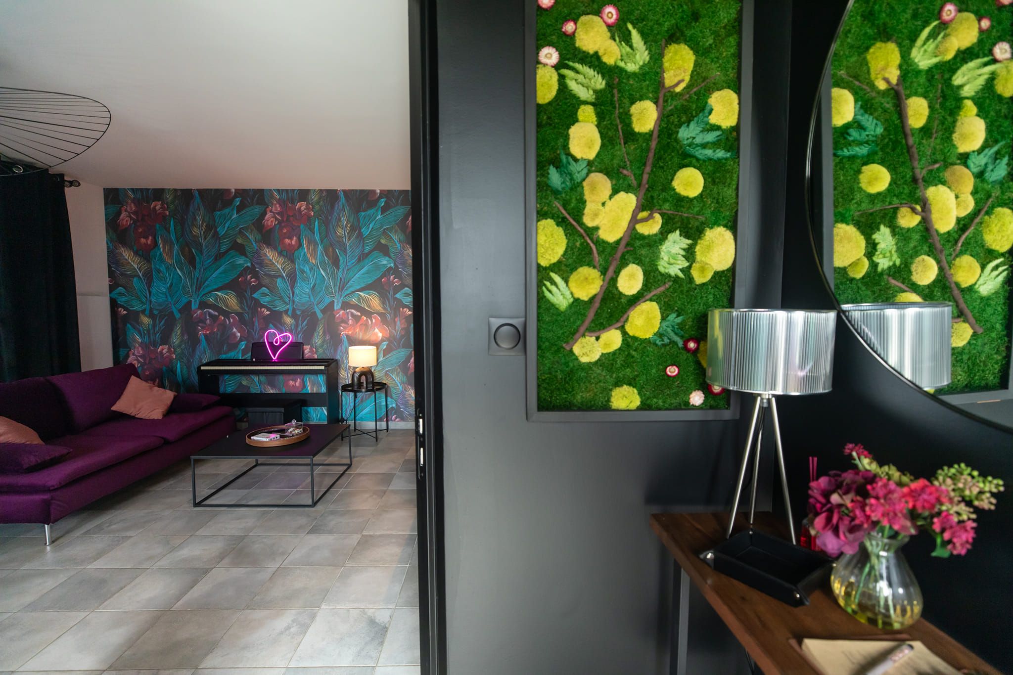 Vue sur Salon - Suite Eden - Le Cocoon Secret 
