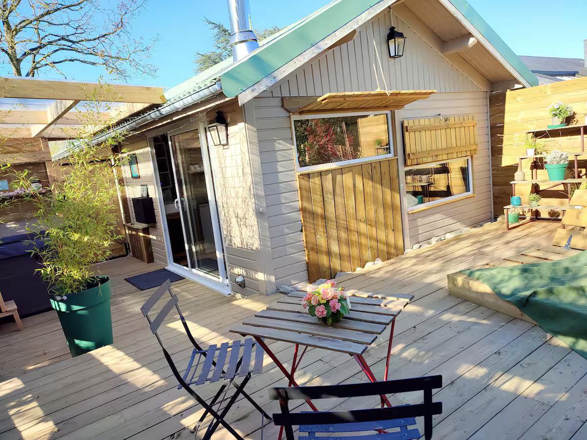 Extérieur & Terrasse bois - Châlet Nature & Spa - Votre Expérience Insolite