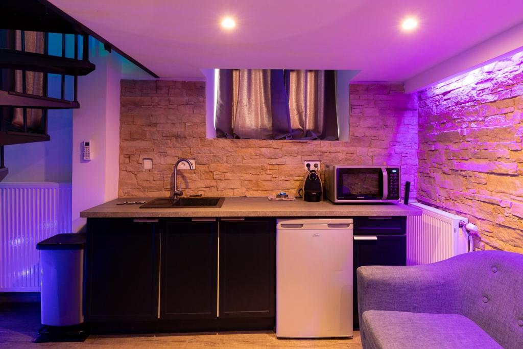 Kitchenette - Appartement Spa Privatif - Spa Privatif Dijon