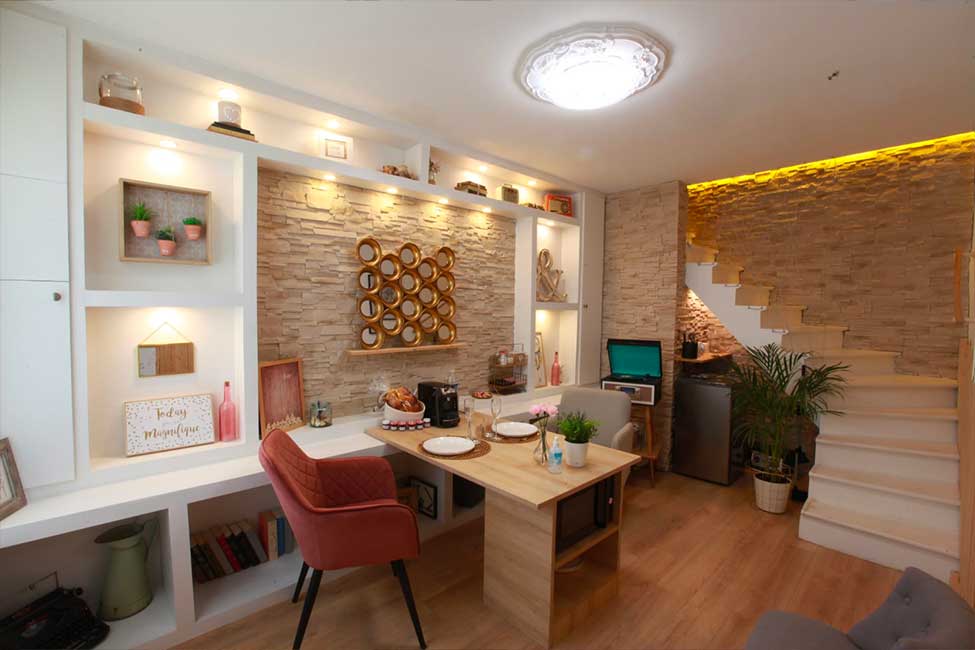 Salon - Suite Romantique - Les Petits Plaisirs Angers