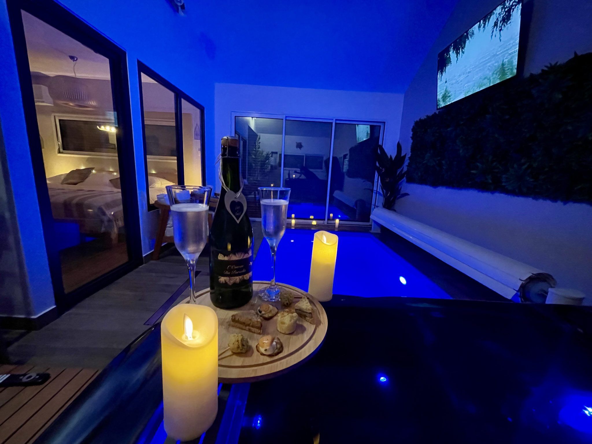 Ambiance Bougies & Champagne - L'Oiseau du Paradis