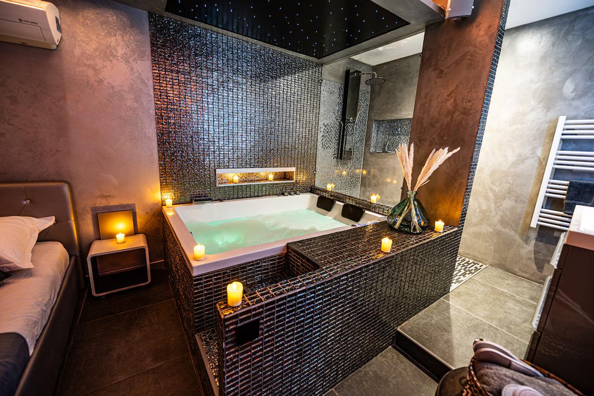 Baignoire Balnéo - Venezia - Suite Romantique Narbonne