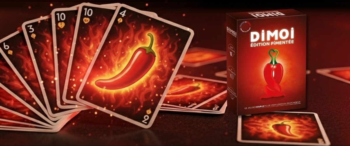 Dimoi Édition Pimentée - Jeu cartes pour couple
