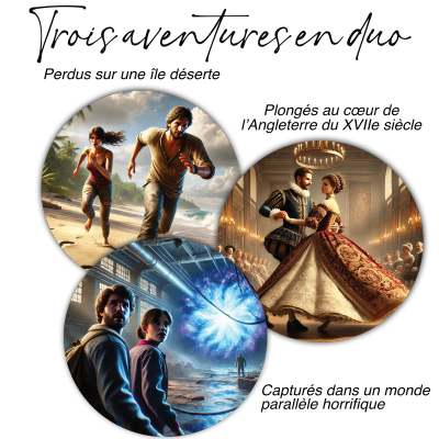 Trois Aventures en Duo - Challenge Escape Game Couple