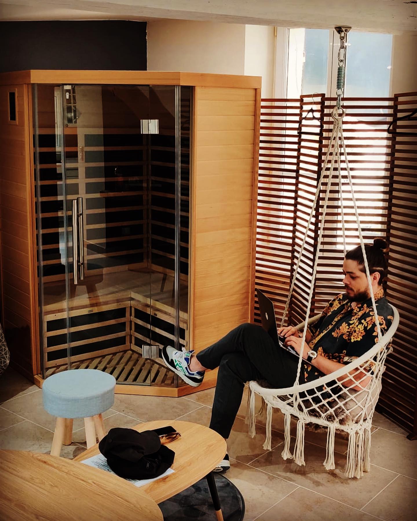 Salon & Sauna - L'Élixir Gîte Spa Bourgogne