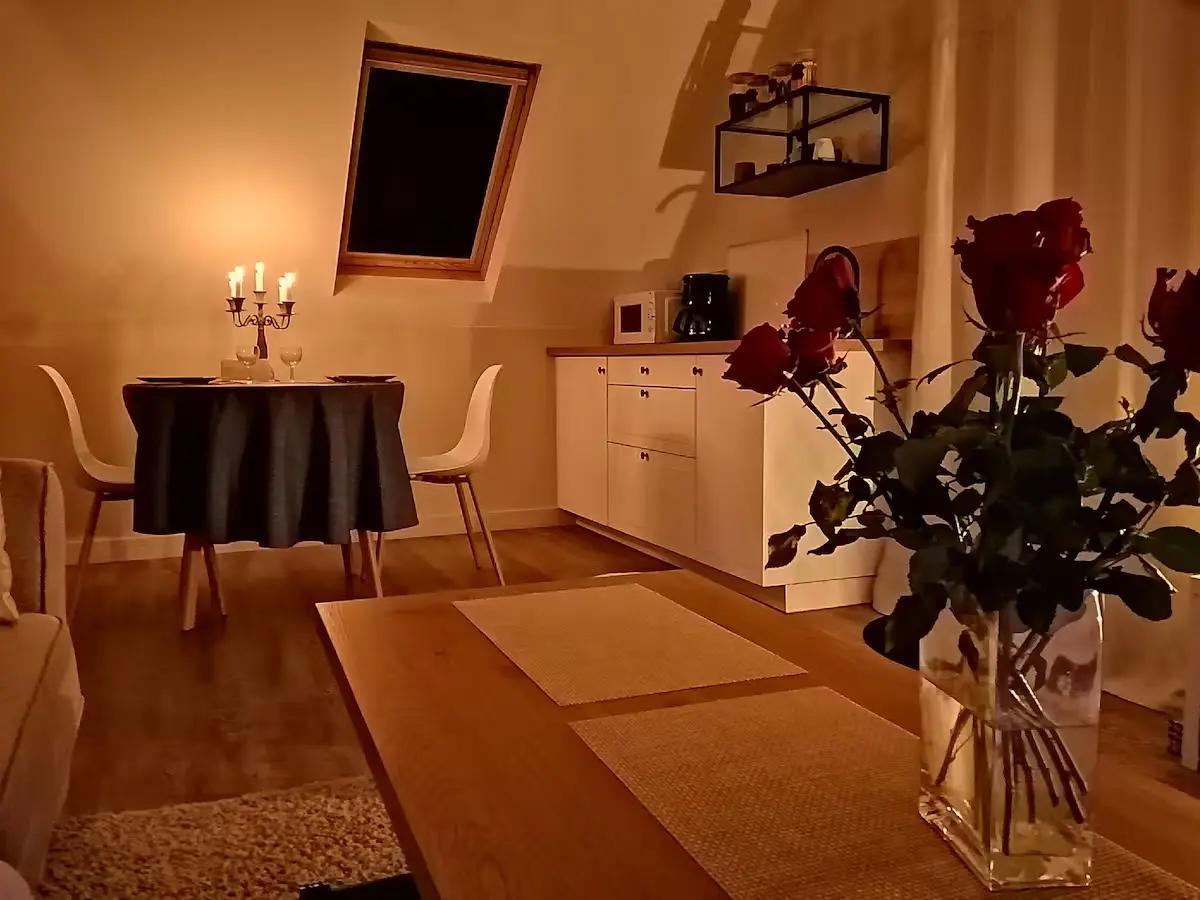 Salon & Kitchenette - La Douce Escapade - Le Nid