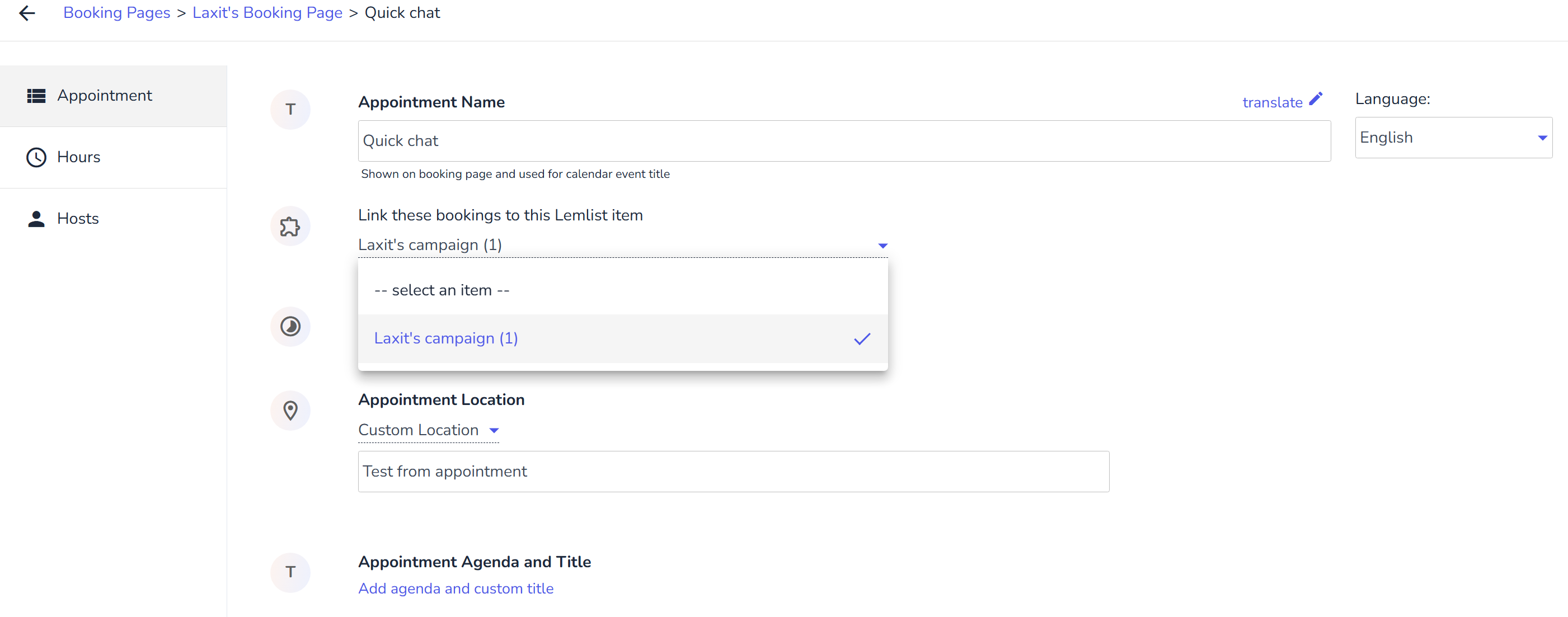 scheduling app