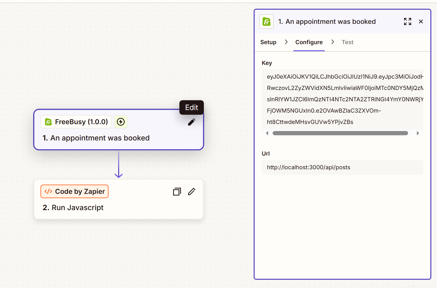 flow configuration