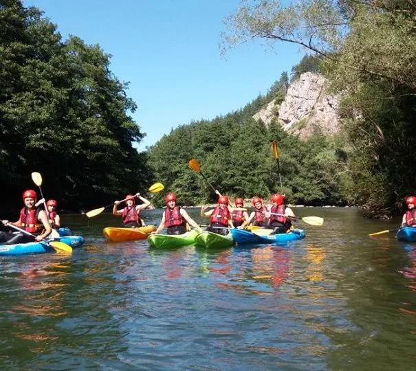Rafting on the Crișul Repede river near Șuncuiuș