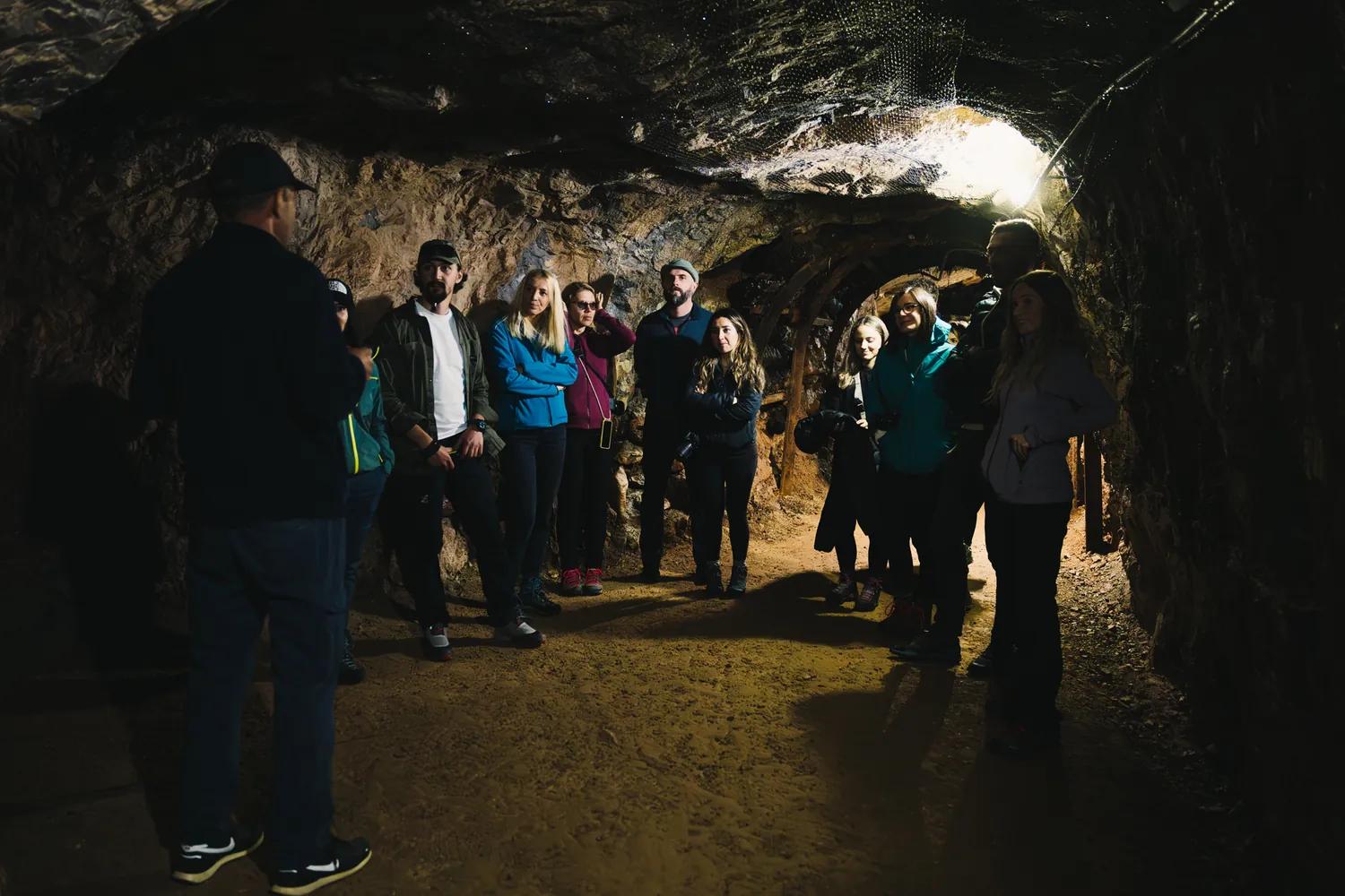 A wide cave gallery in the Pădurea Craiului Mountains