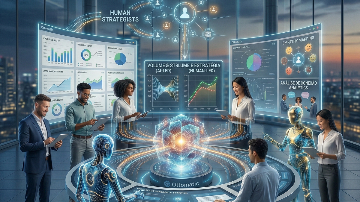 Gestão de Equipes Híbridas: Como Liderar Humanos e Funcionários Digitais na Mesma Operação