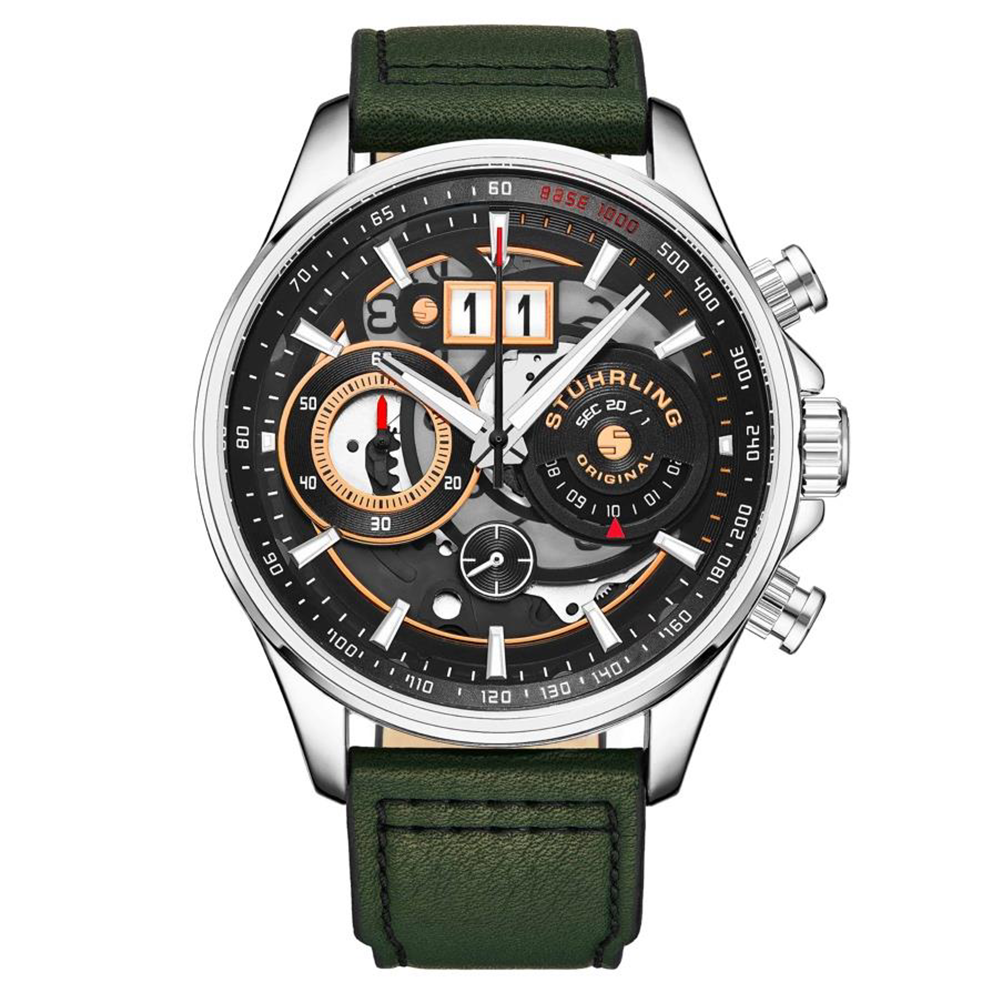 Stührling Мъжки часовник Stuhrling Ace Aviator 45