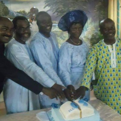 With a selection of friends on Rev Koye-Ladele's 50th birthday