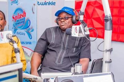 Rev Edward Adeniji Koye-Ladele during a media engagement at Splash FM