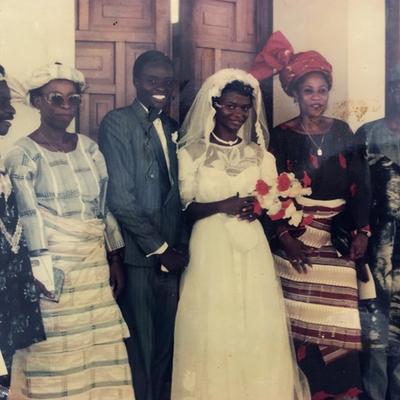 Rev Koye-Ladele and Pastor Mrs. Taiwo Koye-Ladele just after their joining ceremony