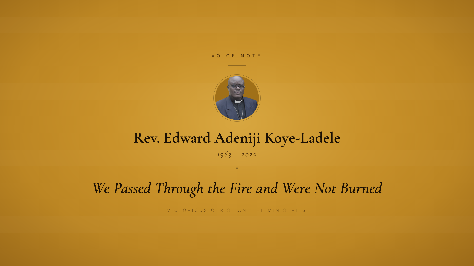 We Passed Through the Fire and Were Not Burned | Shorts