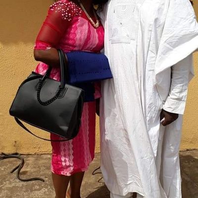 With Similoluwa after a Sunday Service