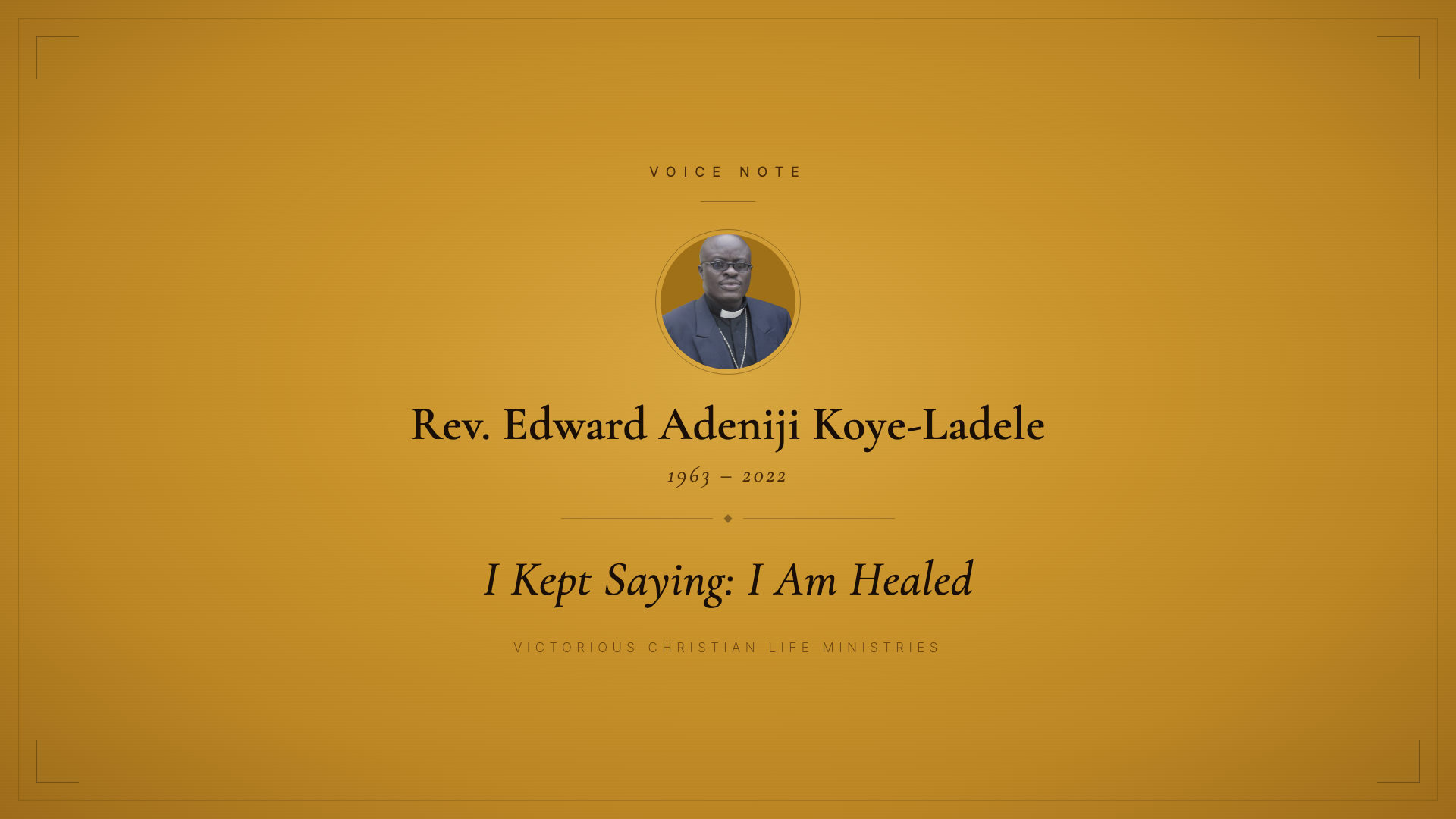 I Kept Saying: I Am Healed | Shorts