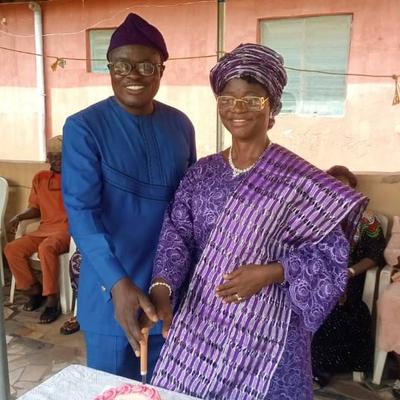 With Pastor Mrs. Koye-Ladele on her 60th birthday