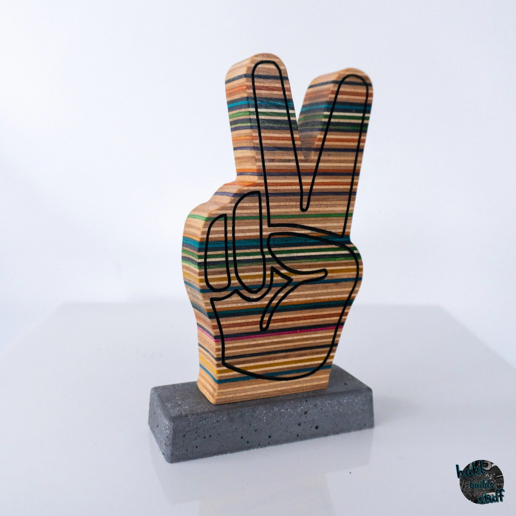Peace Hands lined style