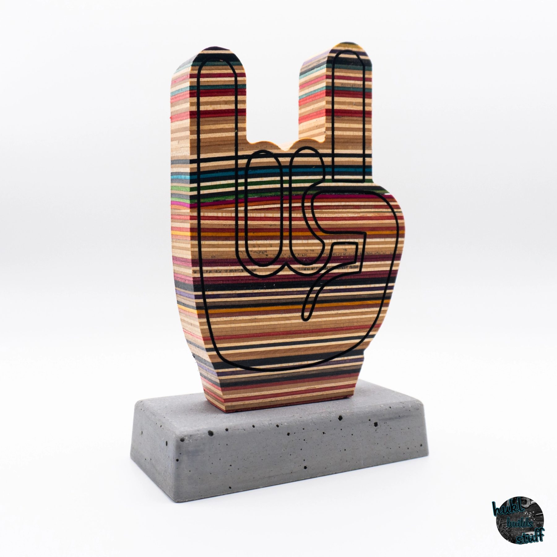 Rock On Hands lined variation
