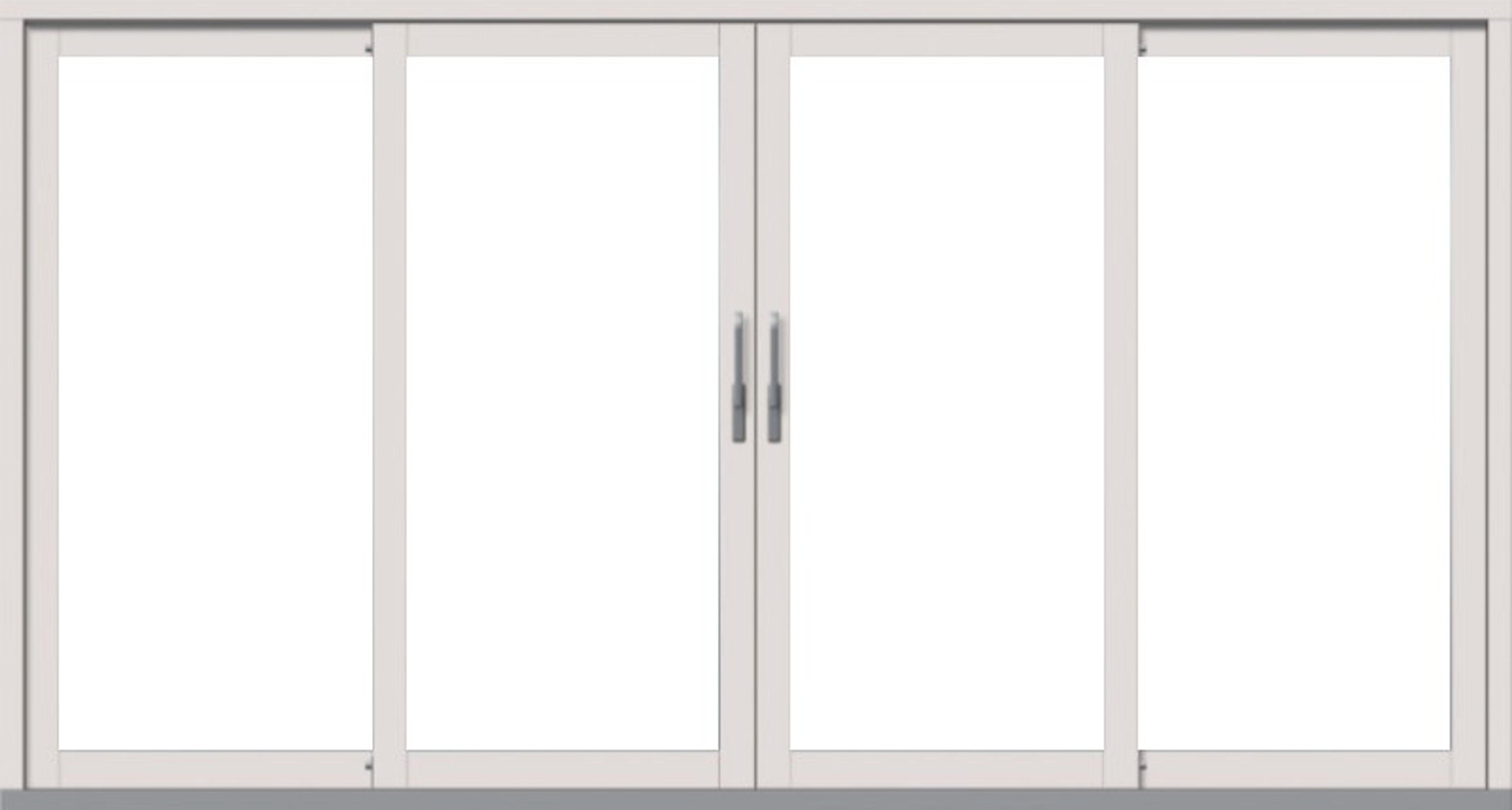 4-delad delux trä skjutdörr fyrdelat skjutparti i trä