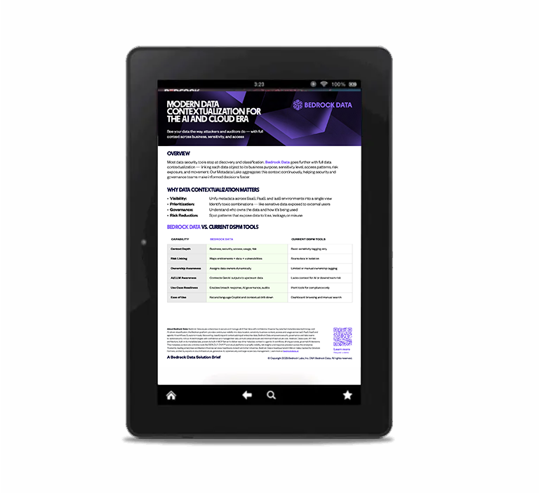 Bedrock Use Case: Data Contextualization