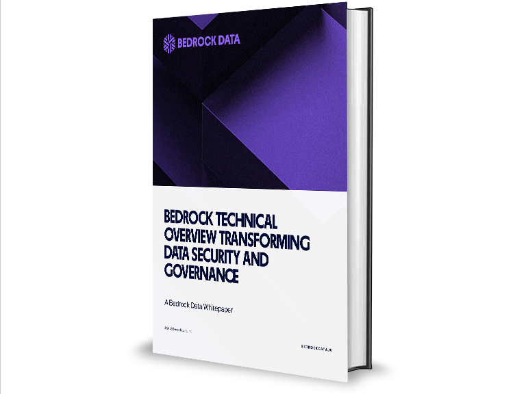 a book titled bedrock technical overview transforming data security and governance