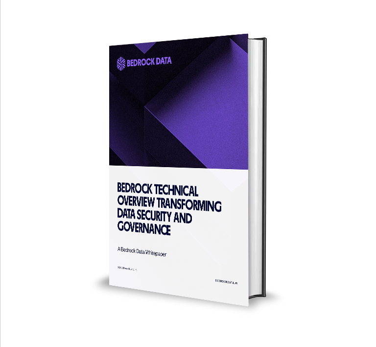 a book titled bedrock technical overview transforming data security and governance
