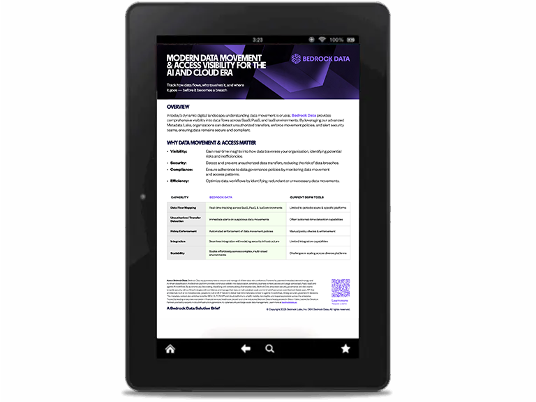 Bedrock Use Case: Modern Data Movement & Access
