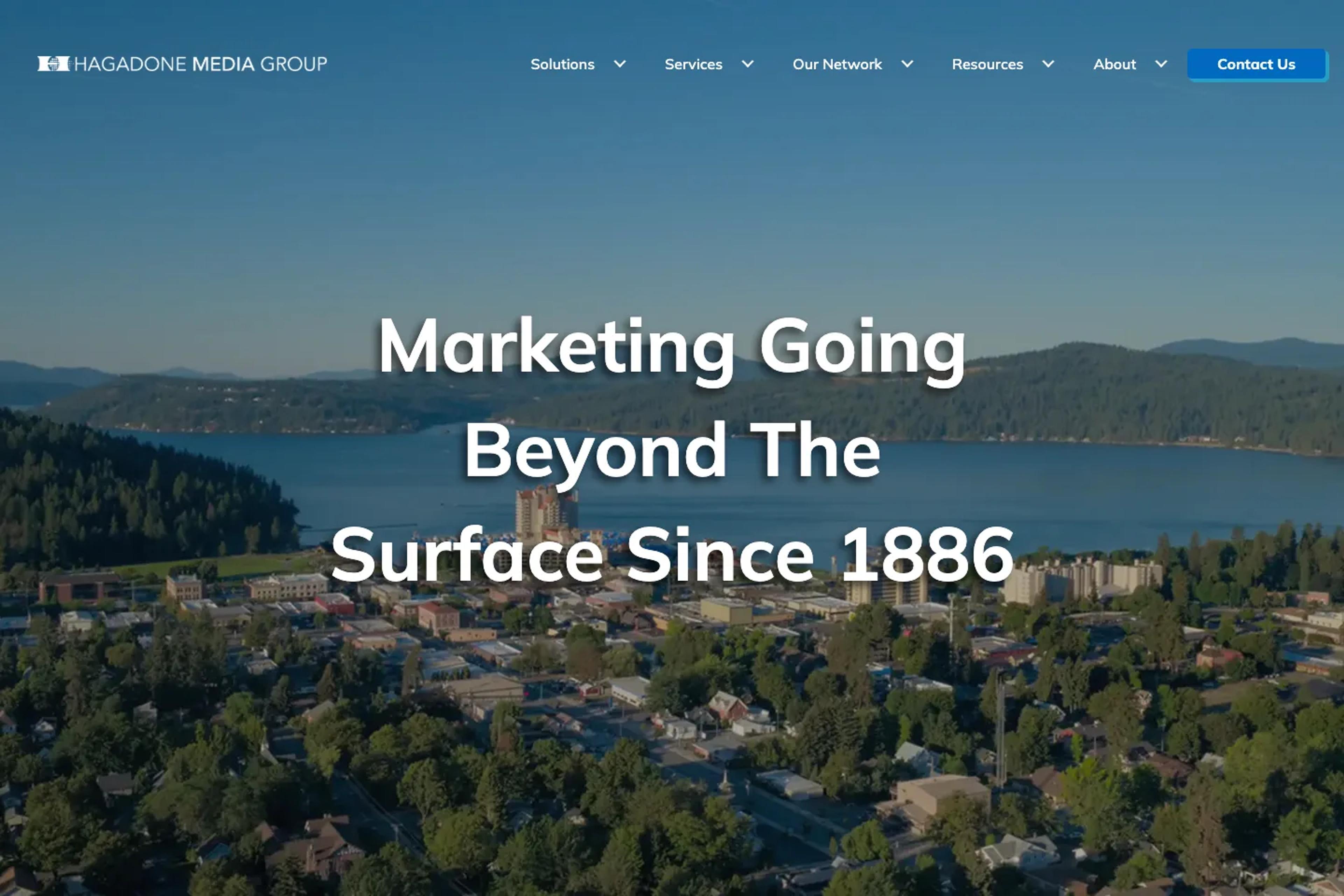 Hagadone Media Group website homepage