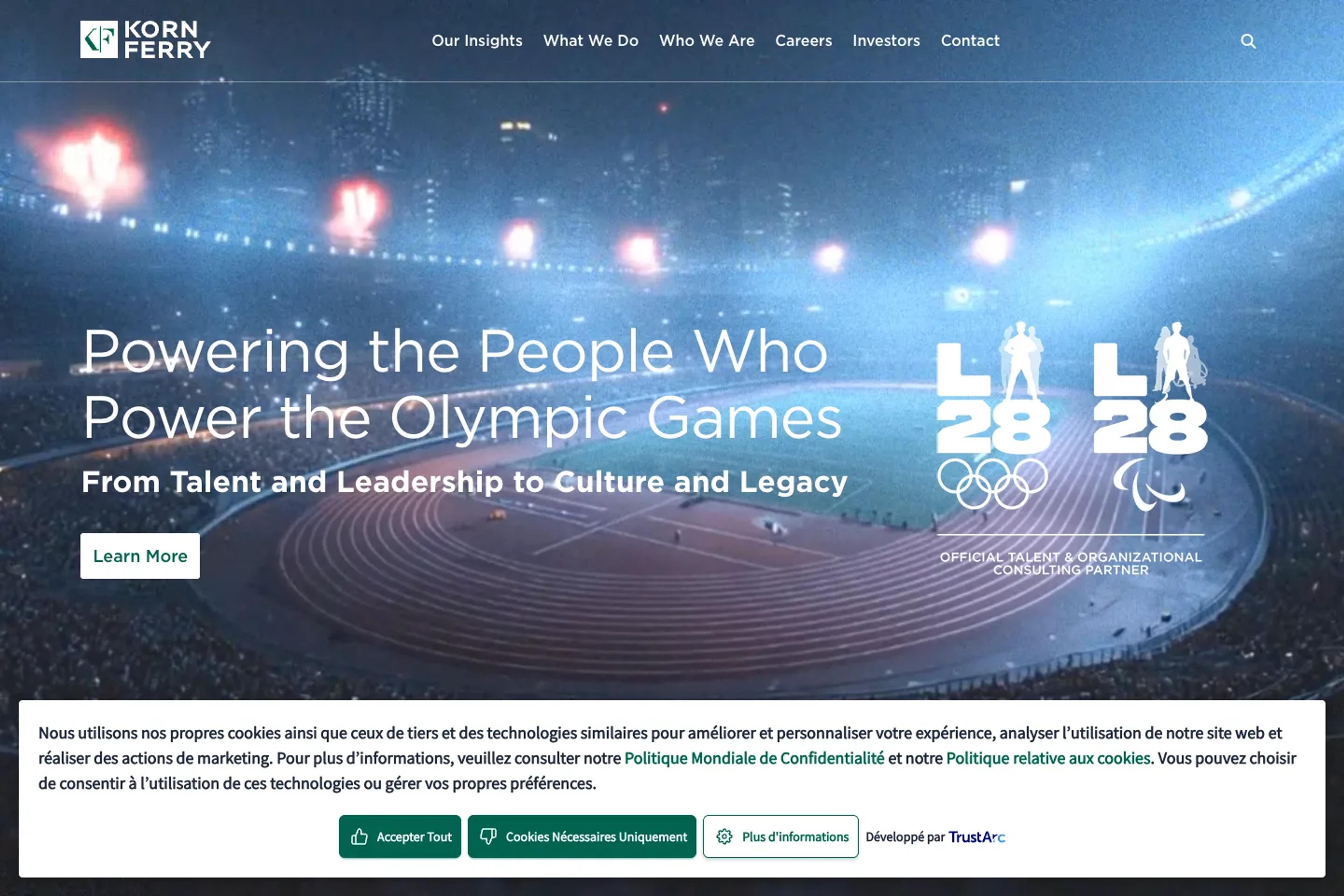 Korn Ferry website homepage