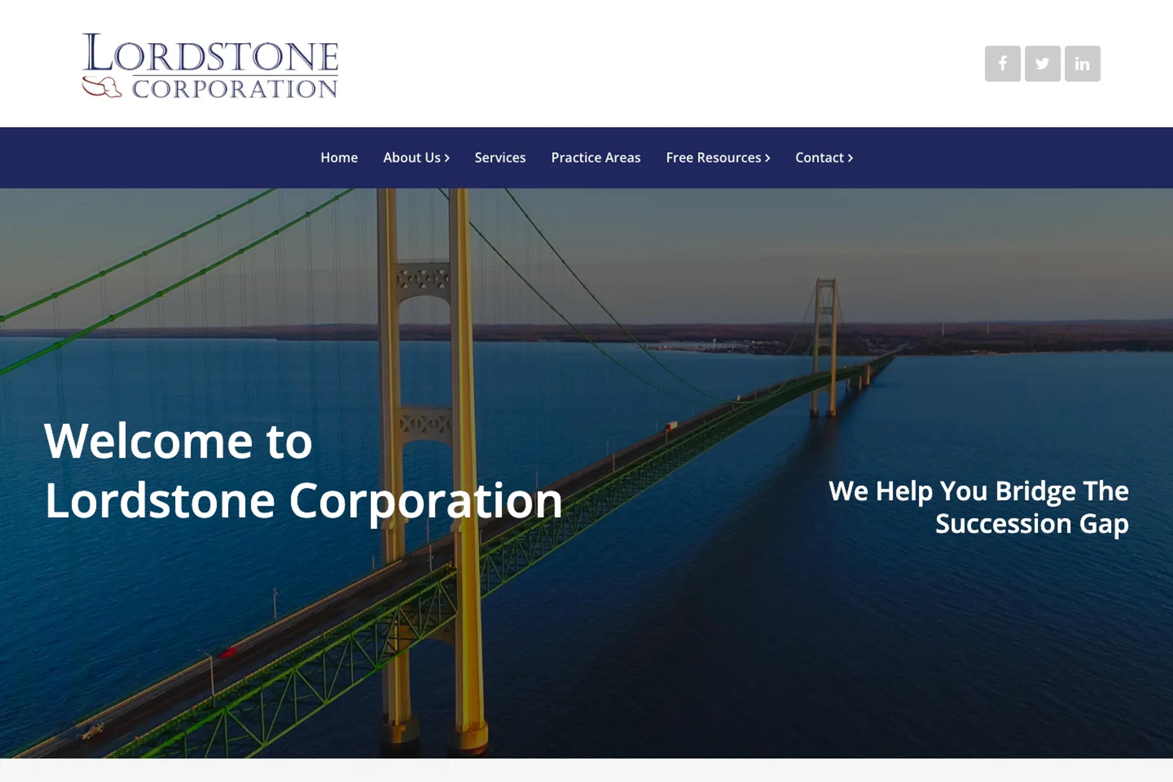 Lordstone Corporation website homepage