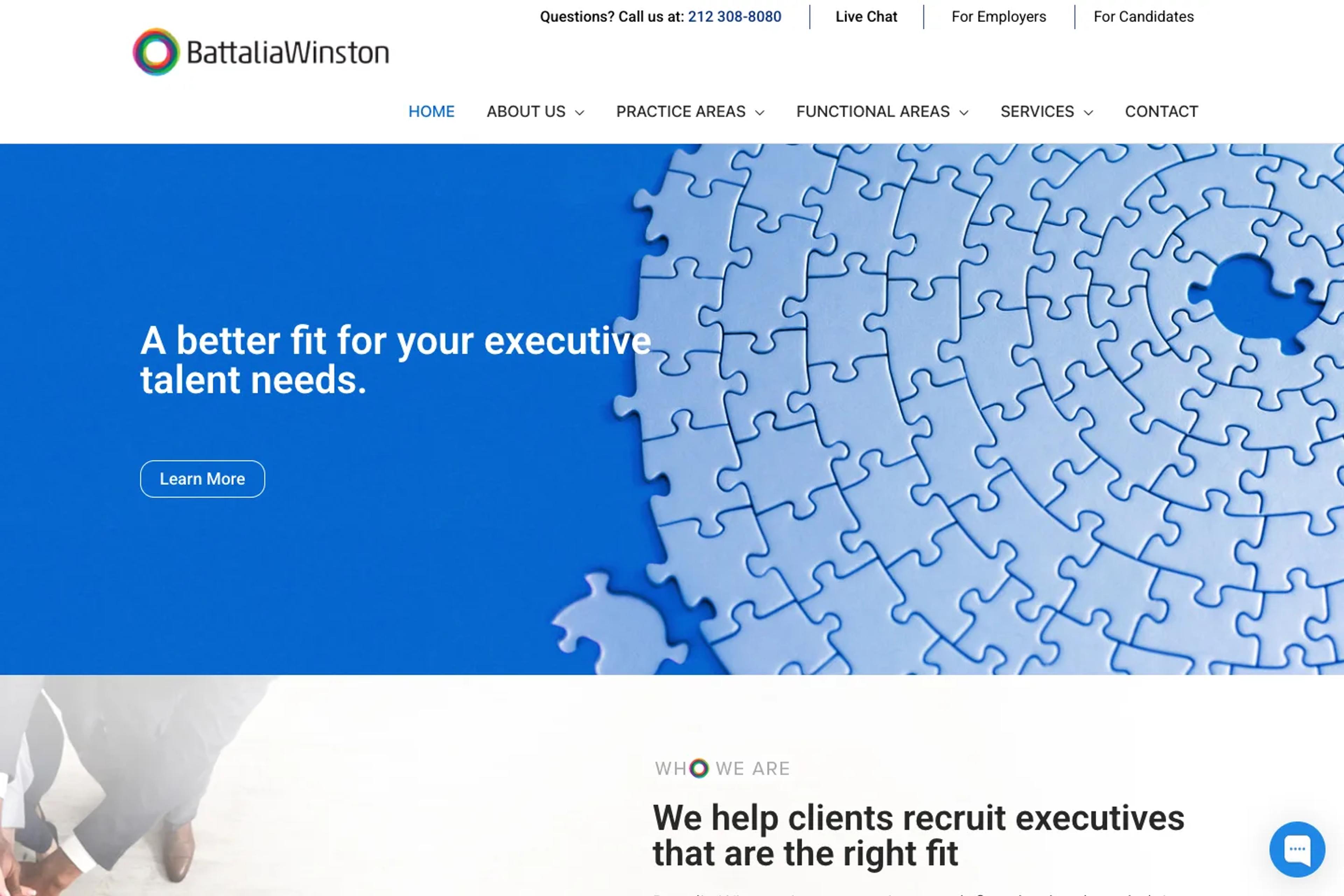 Battalia Winston website homepage