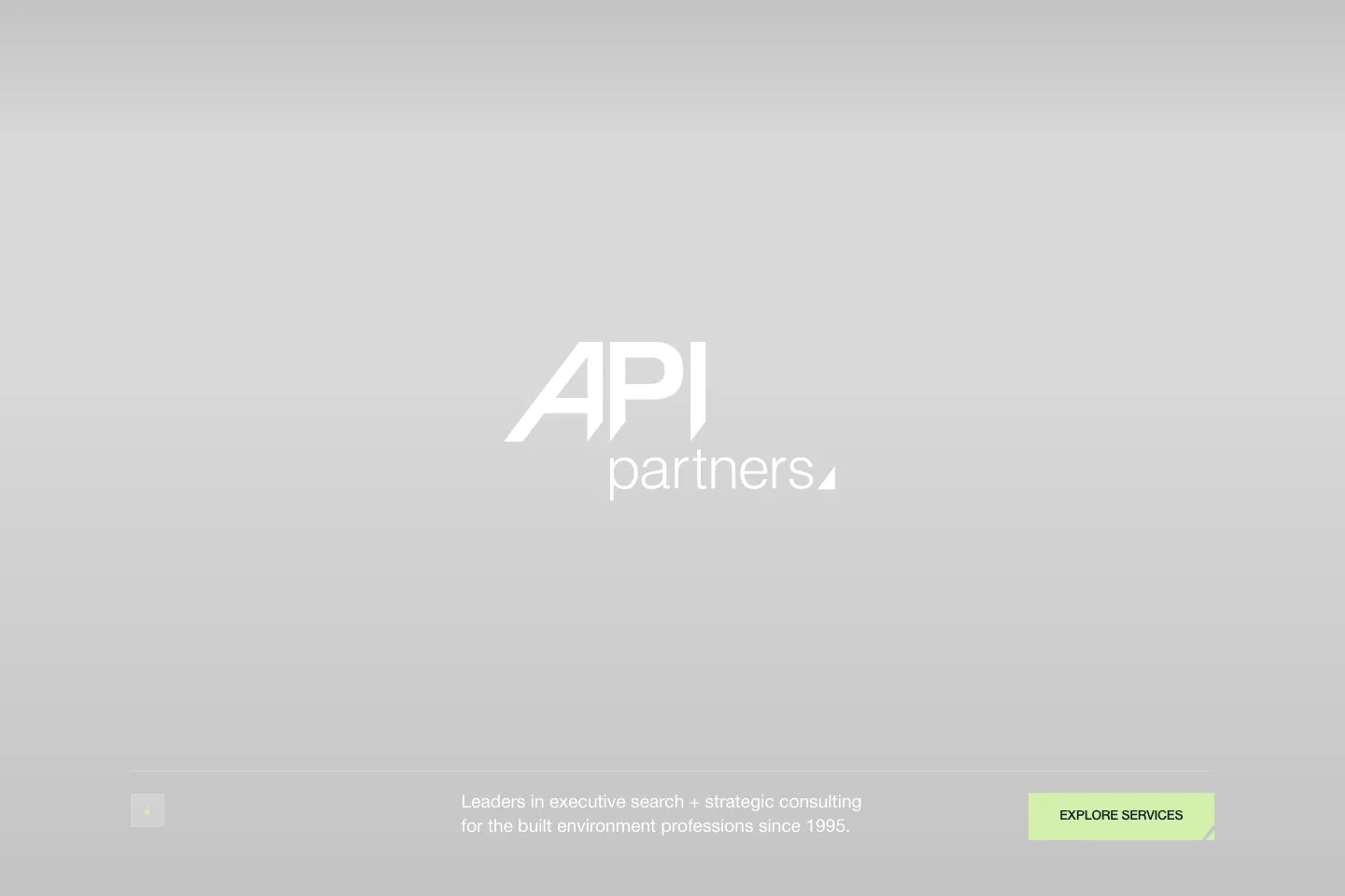 API Partners website homepage