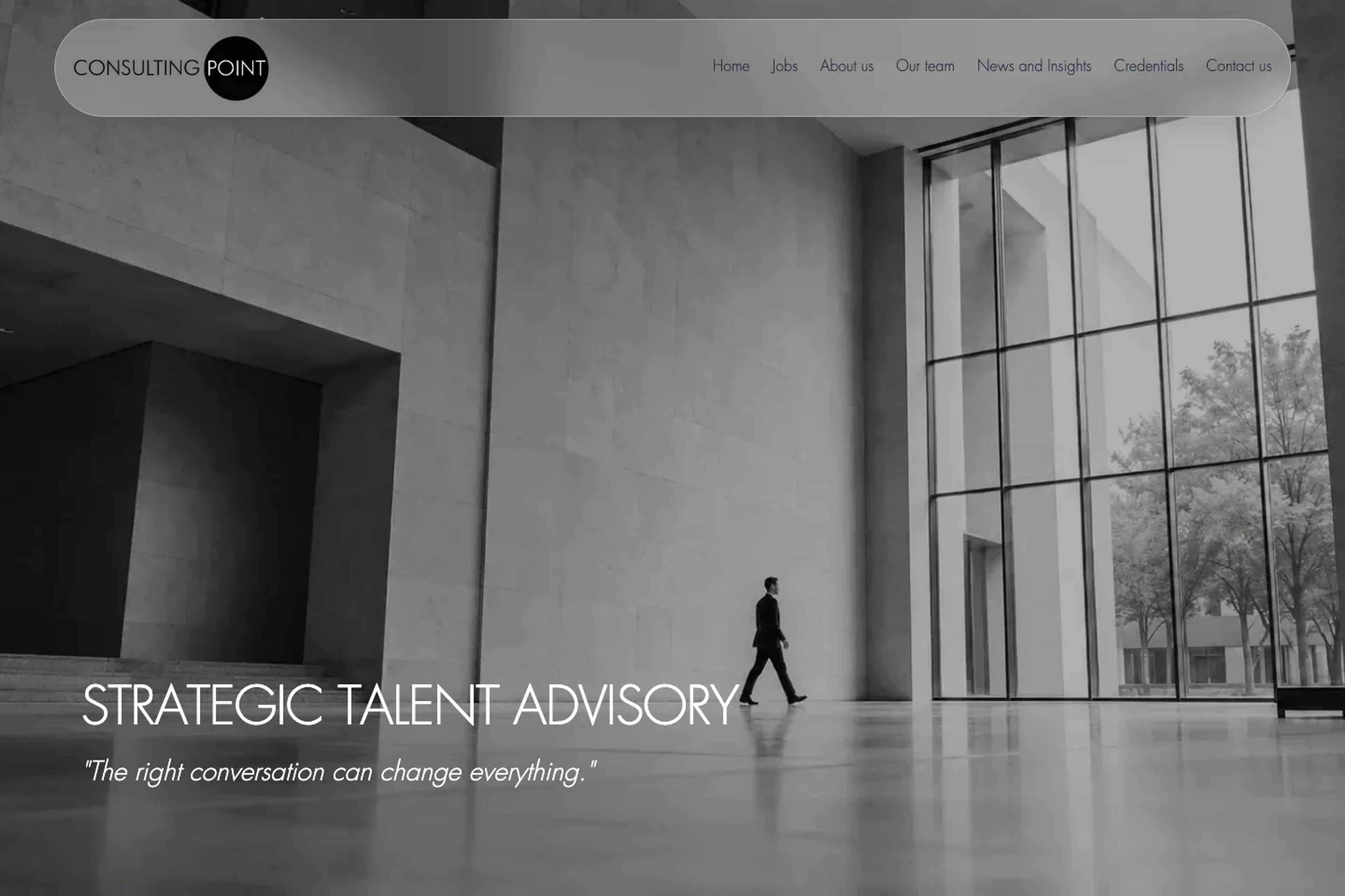 Consulting Point website homepage