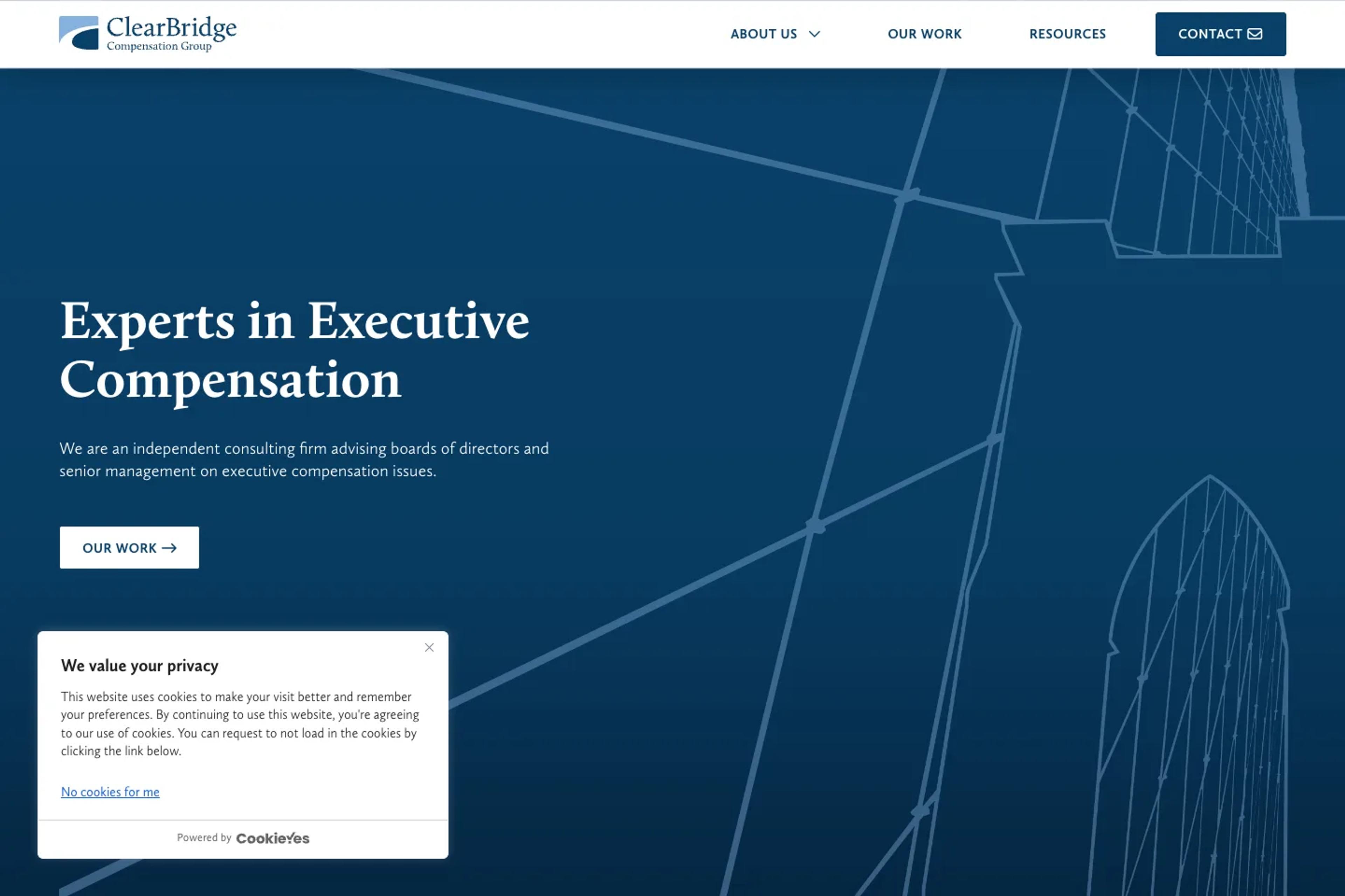 ClearBridge Compensation Group website homepage