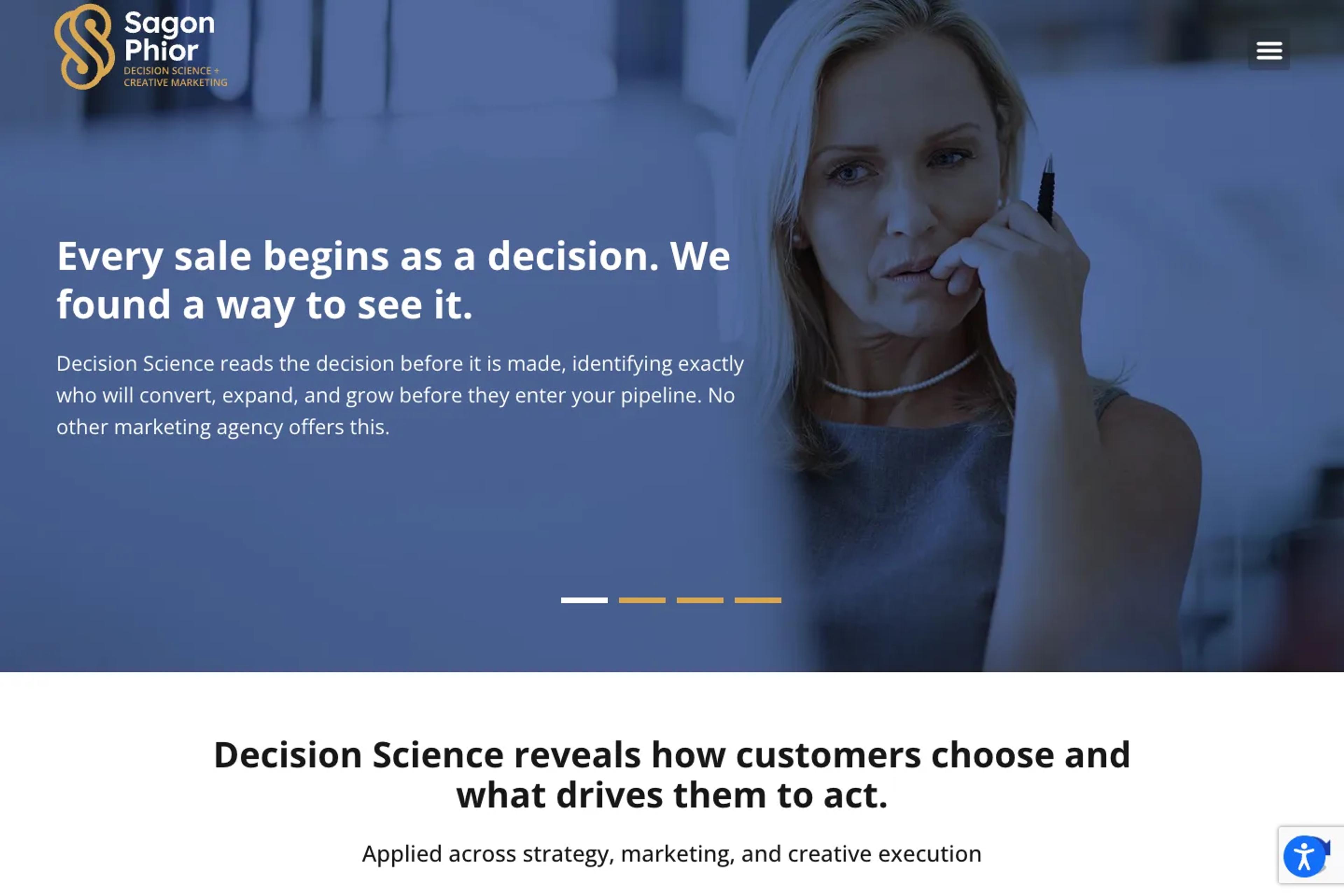 Sagon-Phior website homepage