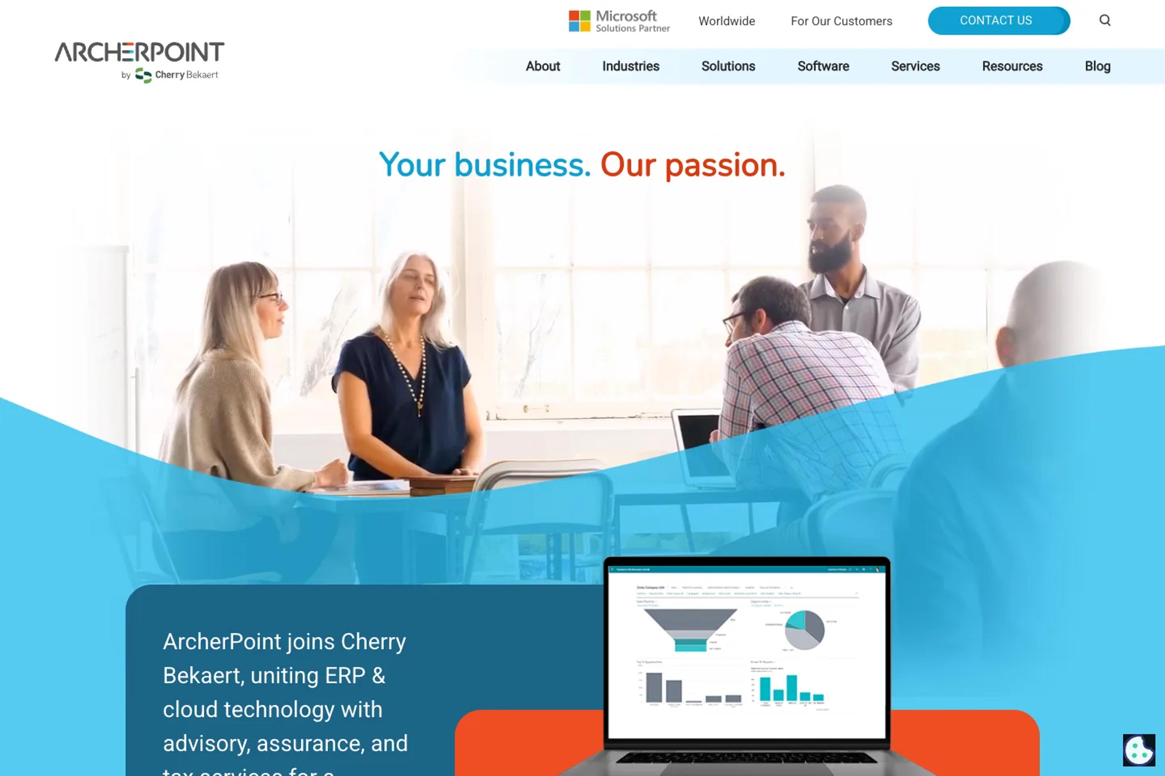 ArcherPoint website homepage