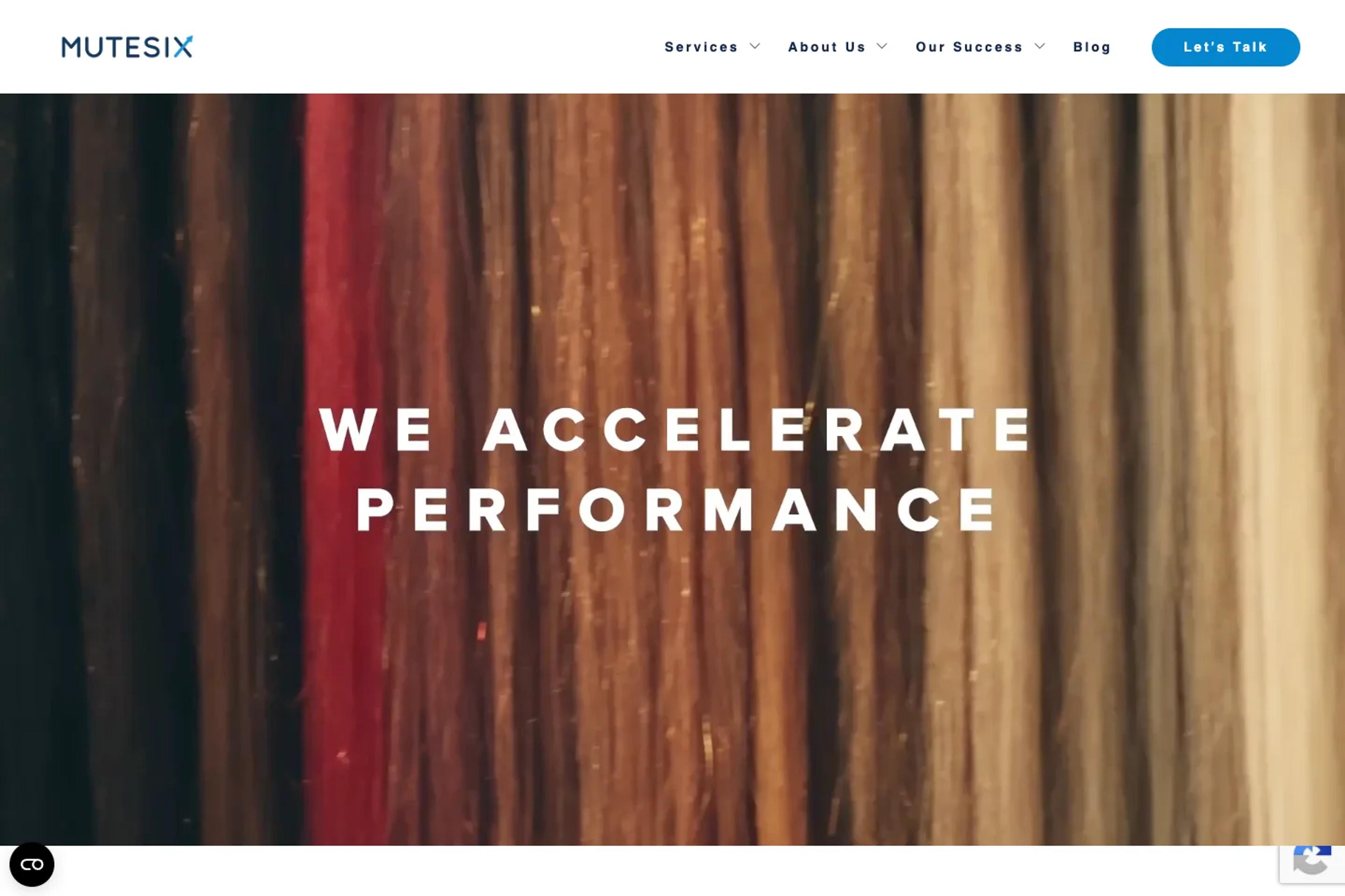 MuteSix website homepage