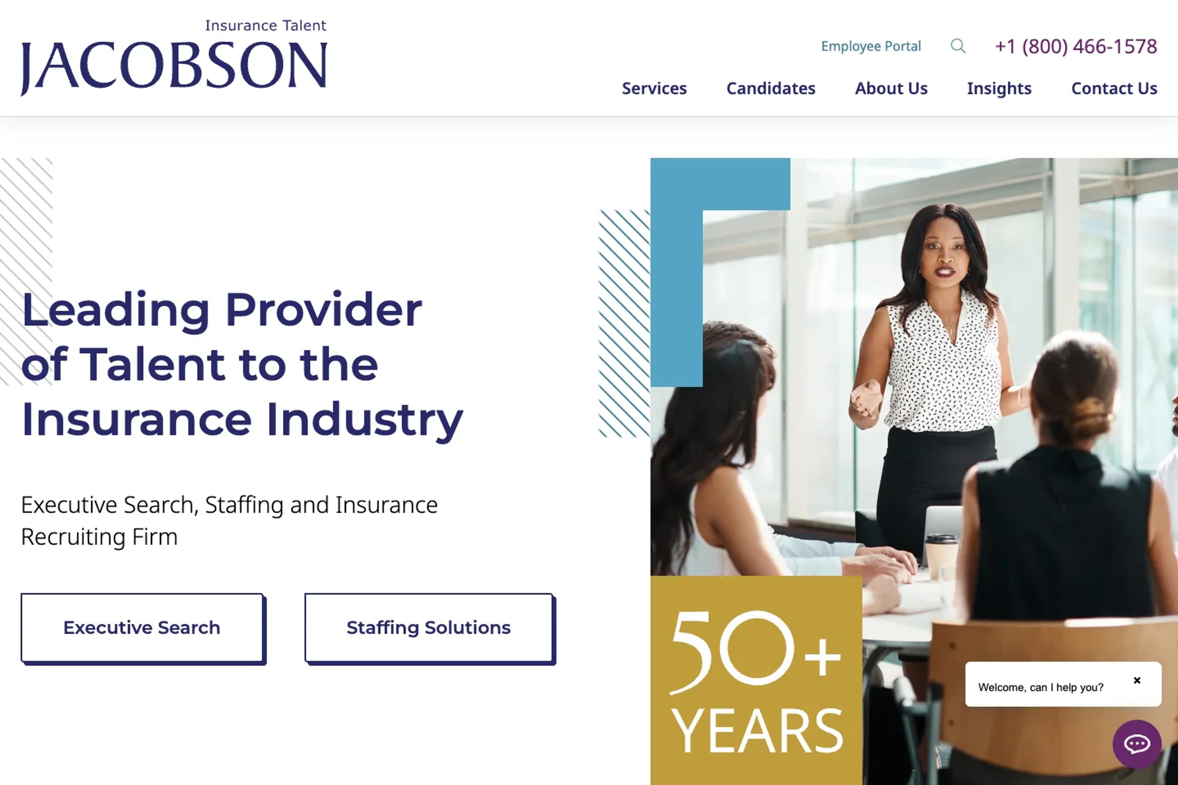 The Jacobson Group website homepage
