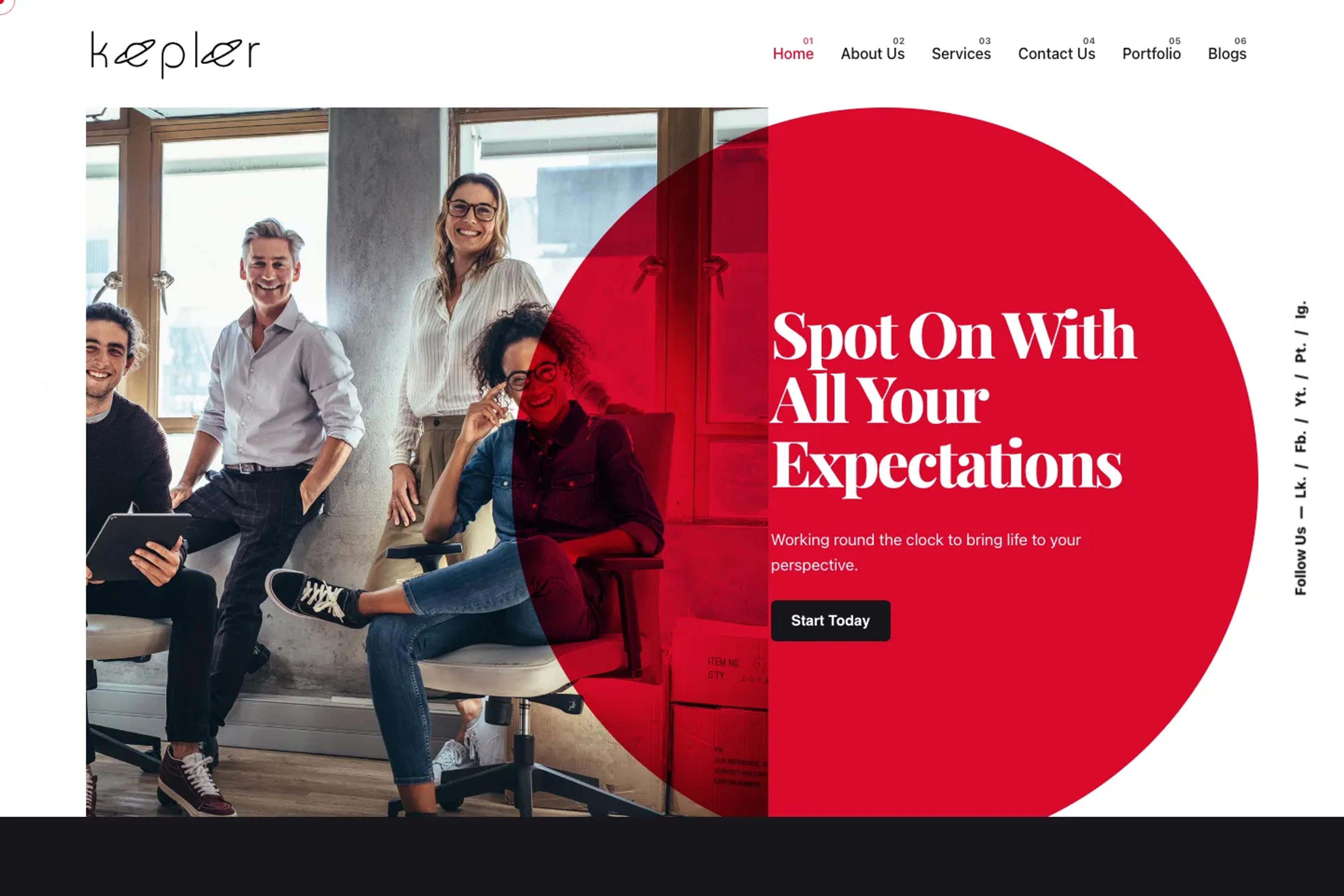 Kepler Digital website homepage