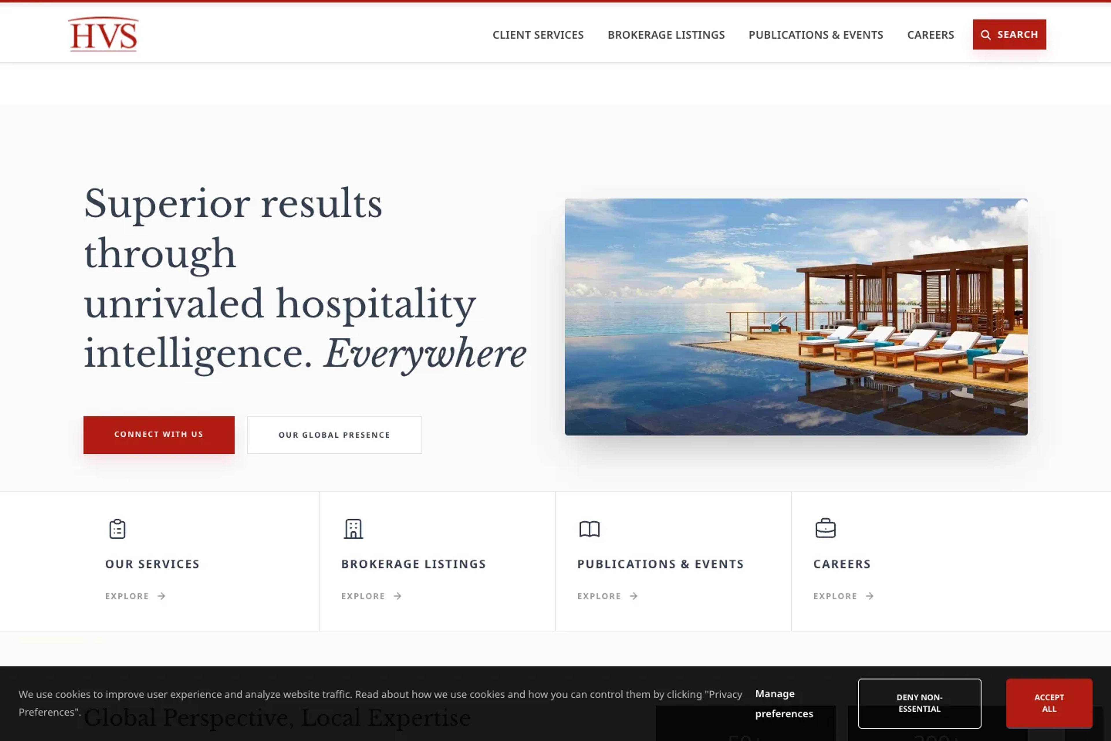 HVS Executive Search website homepage