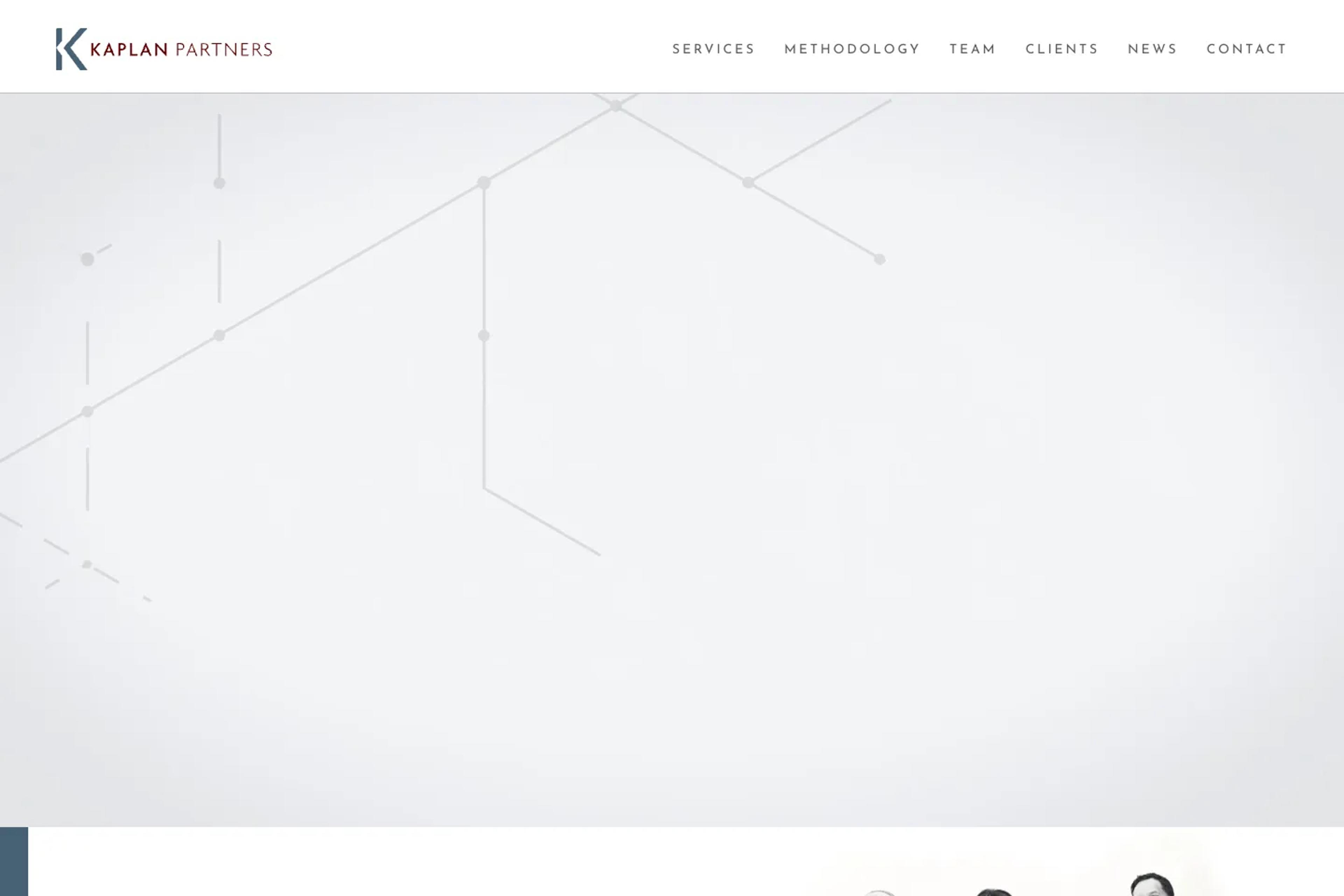 Kaplan Partners website homepage