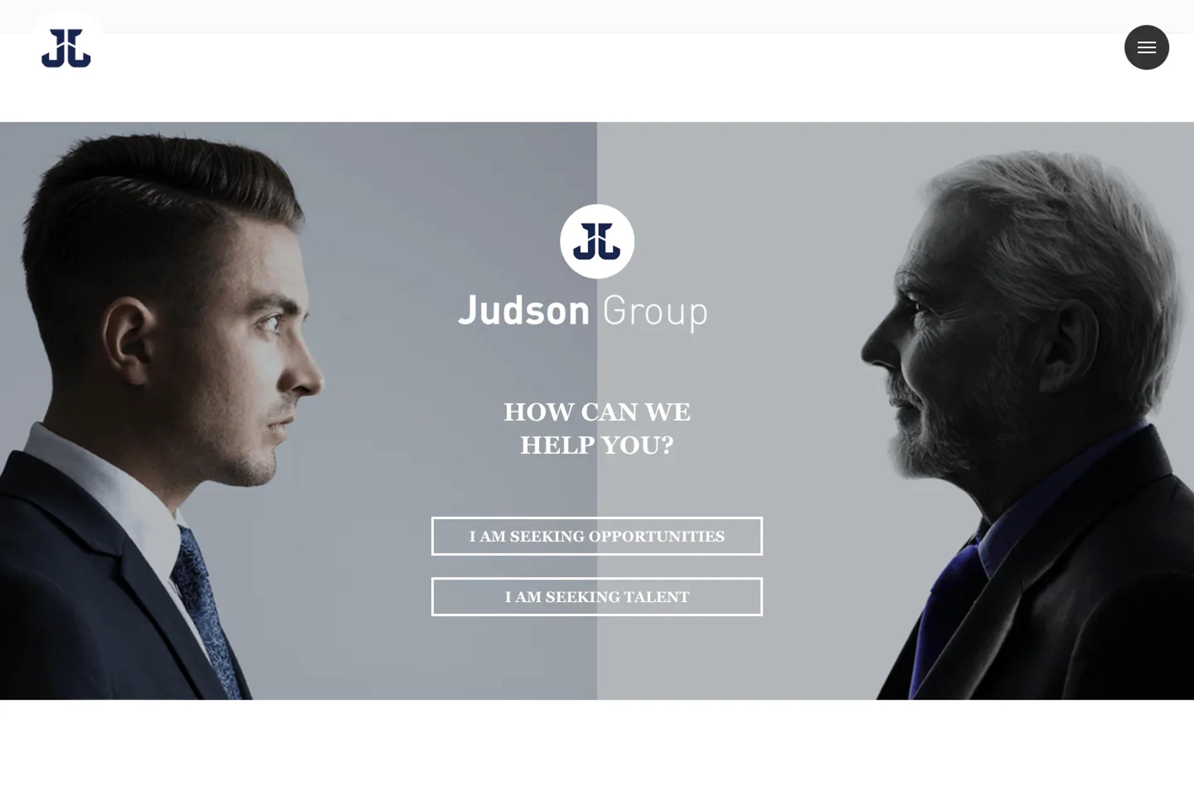Judson Group website homepage