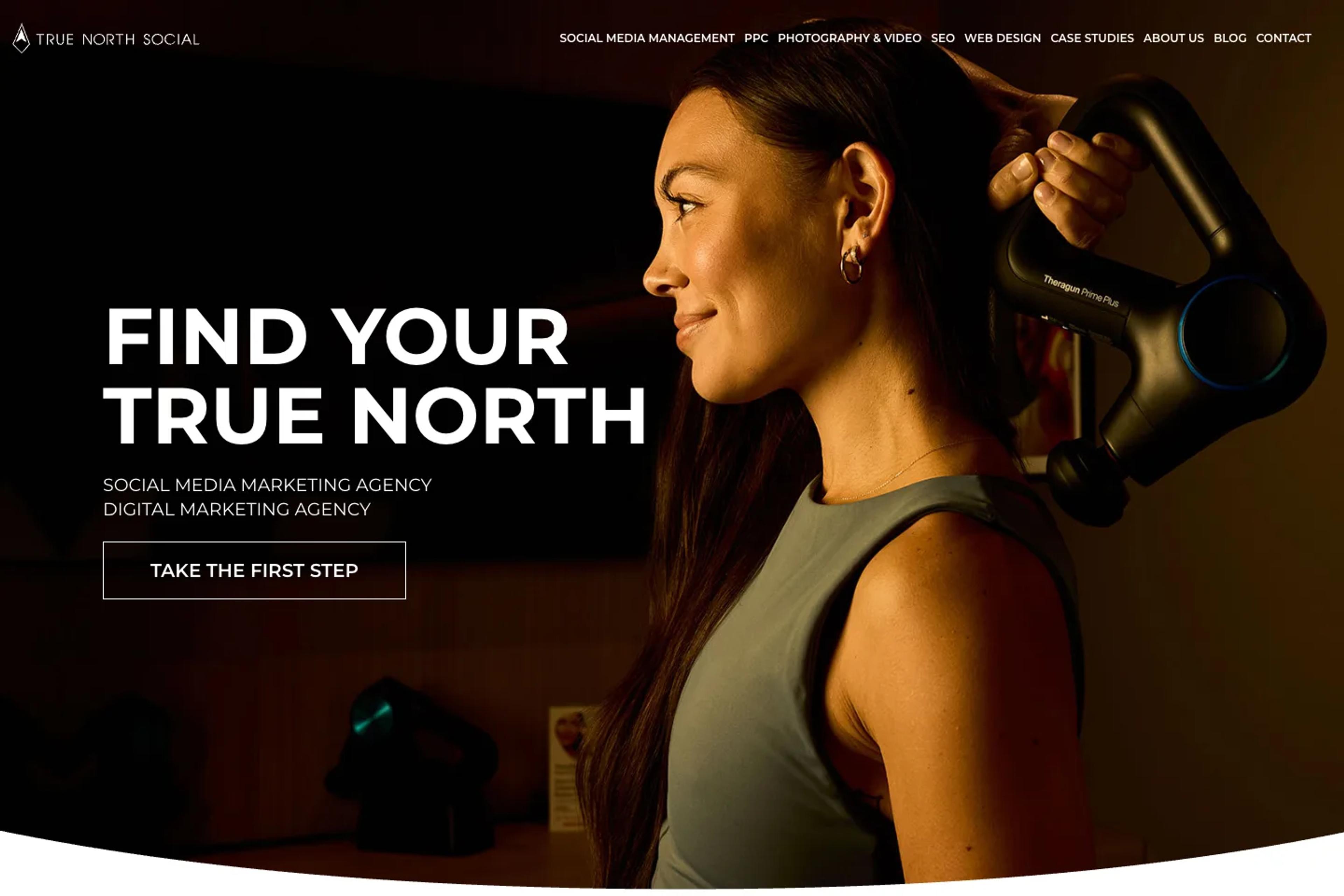 True North Social website homepage