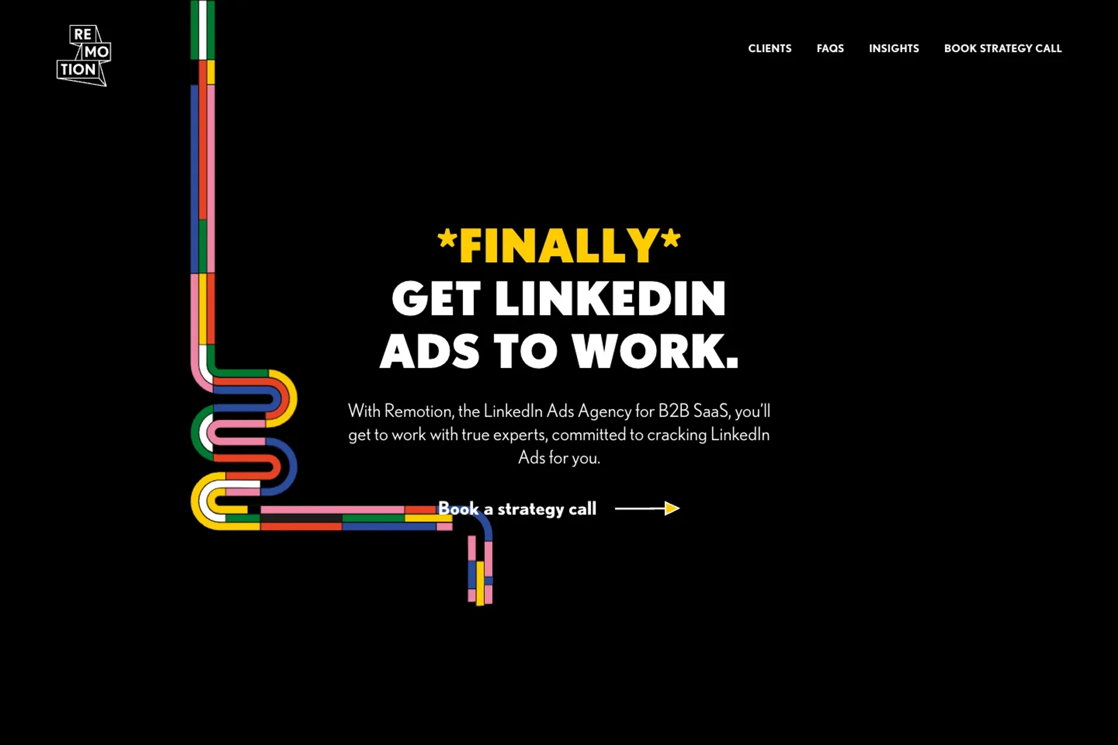 Remotion website homepage