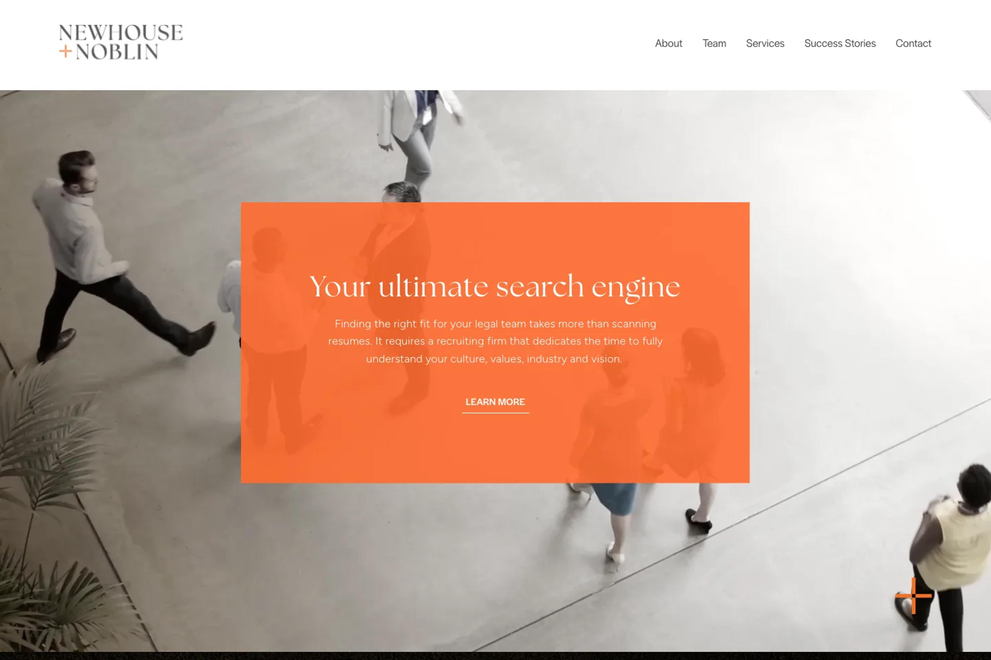 Newhouse + Noblin website homepage